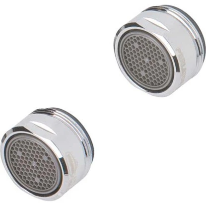 Strahlregler Perlator ECO 8 Anti-Kalk M24 Verchromt 2 Stück 1 Strahlregler Perlator ECO 8 Anti-Kalk M24 Verchromt 2 Stück