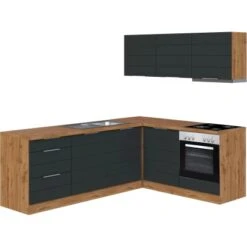 Held Möbel Winkelküche 240 Cm - 180 Cm Matt Grau-Wotaneiche -Geschäft Für Heimküche 024 11016600 1013.6293 1 2