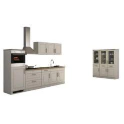 Held Möbel Küchenzeile Rom 290 Cm Landhaus Weiß Matt Mit E-Geräten -Geschäft Für Heimküche 0630 11016600 628.1.6197 1