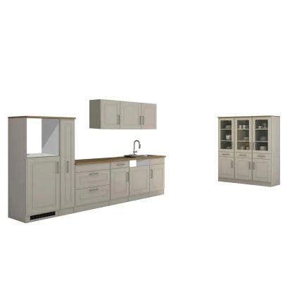 Held Möbel Küchenzeile Rom 330 Cm Landhaus Weiß Matt Ohne E-Geräte 1 Held Möbel Küchenzeile Rom 330 Cm Landhaus Weiß Matt Ohne E-Geräte