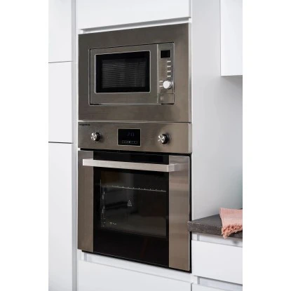 Respekta Premium Küchenzeile Grifflos 435 Cm Schwarz Hochglanz-Weiß 4 Respekta Premium Küchenzeile Grifflos 435 Cm Schwarz Hochglanz-Weiß – Bild 4