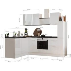 Respekta Selection Winkelküche Elisabeth RSL250WWH 250 Cm Weiß -Geschäft Für Heimküche 145441 4384 3