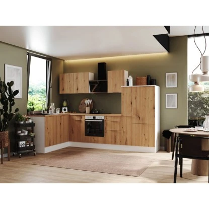 Respekta Selection Winkelküche Elisabeth RSL310WAH 310 Cm Artisan Eiche Nb.-Weiß 1 Respekta Selection Winkelküche Elisabeth RSL310WAH 310 Cm Artisan Eiche Nb.-Weiß