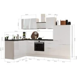 Respekta Selection Winkelküche Elisabeth RSL310WAH 310 Cm Artisan Eiche Nb.-Weiß 10 Respekta Selection Winkelküche Elisabeth RSL310WAH 310 Cm Artisan Eiche Nb.-Weiß -Geschäft Für Heimküche 145500 4384 3