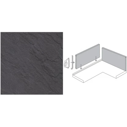 Küchenrückwand 296 Cm X 58,5 Cm Schiefer Steindekor (SC 134) 2 Küchenrückwand 296 Cm X 58,5 Cm Schiefer Steindekor (SC 134) – Bild 2