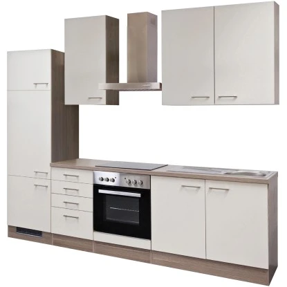 Flex-Well Exclusiv Küchenzeile Eico 270 Cm Magnolienweiß-Tennessee Eiche 3 Flex-Well Exclusiv Küchenzeile Eico 270 Cm Magnolienweiß-Tennessee Eiche – Bild 3