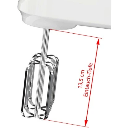 Silva Homeline Handmixer HM 6302 Weiß 250 W 3 Silva Homeline Handmixer HM 6302 Weiß 250 W – Bild 3