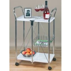 Wenko Beistell- Und Küchenwagen Sunny Weiß -Geschäft Für Heimküche 2910669 1068 900030100 1