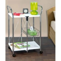 Wenko Beistell- Und Küchenwagen Sunny Weiß -Geschäft Für Heimküche 2910669 1068 900030100 2