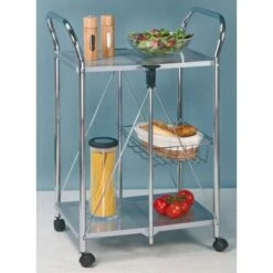 Wenko Beistell- Und Küchenwagen Sunny Silber 10 Wenko Beistell- Und Küchenwagen Sunny Silber -Geschäft Für Heimküche 2910677 1068 900060100 2