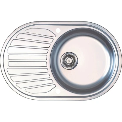 Eurodomo Einbauspüle Single 77 Cm Mit Ventil G 3 1/2 Edelstahl Glatt 1 Eurodomo Einbauspüle Single 77 Cm Mit Ventil G 3 1/2 Edelstahl Glatt