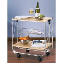 Wenko Servierwagen Dinett Deluxe Ahorn-Nachbildung 5 Wenko Servierwagen Dinett Deluxe Ahorn-Nachbildung -Geschäft Für Heimküche 3894268 1068 713001500 2