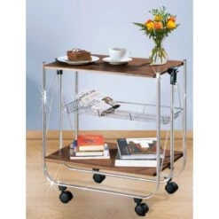 Wenko Servierwagen Dinett Deluxe Nussbaum-Nachbildung -Geschäft Für Heimküche 3894458 1068 713003100 2