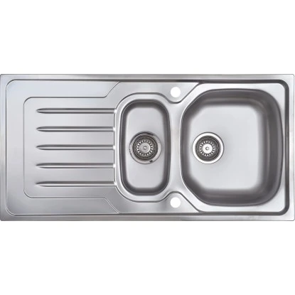 Eurodomo Einbauspüle Onda 100 Cm Edelstahl Glatt 1 Eurodomo Einbauspüle Onda 100 Cm Edelstahl Glatt