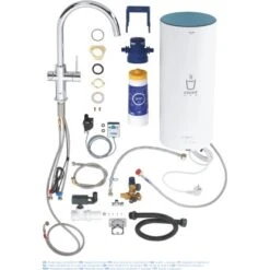 Grohe Küchenarmatur Und Boiler Red Duo Größe-L Chrom -Geschäft Für Heimküche 4005176989209 4520 5