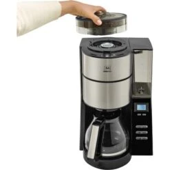 Melitta Kaffeemaschine AromaFresh Glas Schwarz Mit Mahlwerk 5 Melitta Kaffeemaschine AromaFresh Glas Schwarz Mit Mahlwerk -Geschäft Für Heimküche 4006508222247 1433 3