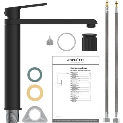 Schütte Spültischarmatur Vita Schwarz Matt 4 Schütte Spültischarmatur Vita Schwarz Matt – Bild 4