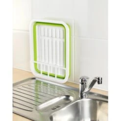Wenko Geschirrabtropfer Faltbar Weiß-Grün -Geschäft Für Heimküche 4008838164853 ambiente 03