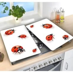 Wenko Herdabdeckplatten Universal Marienkäfer 2er Set Mehrfarbig -Geschäft Für Heimküche 4008838235218 1068 03