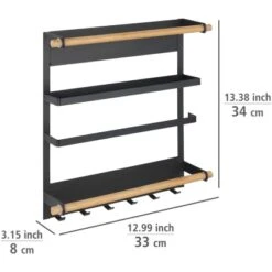 Wenko Küchenregal Magna Schwarz -Geschäft Für Heimküche 4008838351895 1068 05
