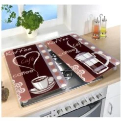 Wenko Herdabdeckplatten Universal Kaffeeduft 2er Set Mehrfarbig -Geschäft Für Heimküche 4008838568118 1068 03