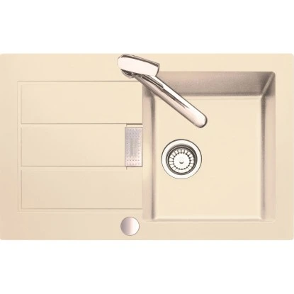 Eurodomo Einbauspüle Sonera 78 Cm Mit Stopfenventil Beige 1 Eurodomo Einbauspüle Sonera 78 Cm Mit Stopfenventil Beige