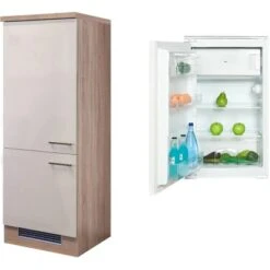 Flex-Well Exclusiv Kühlschrank-Umbau Orlando Mit Kühlschrank PKM KS 120.4A+ EB -Geschäft Für Heimküche 4051 g 60 102 000 nepal 2