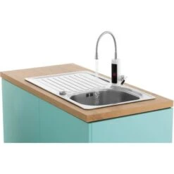 Easymaxx Warm Und Kaltwasserarmatur Mit Integriertem Durchlauferhitzer 3600 W -Geschäft Für Heimküche 4052926017378 4257 04 AB