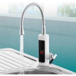 Easymaxx Warm Und Kaltwasserarmatur Mit Integriertem Durchlauferhitzer 3600 W -Geschäft Für Heimküche 4052926017378 4257 11 A