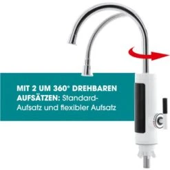 Easymaxx Warm Und Kaltwasserarmatur Mit Integriertem Durchlauferhitzer 3600 W -Geschäft Für Heimküche 4052926017378 4257 15 AI