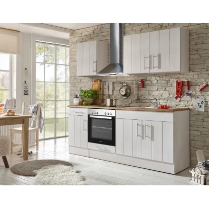 Respekta Premium Küchenzeile Landhaus 210 Cm Lärche Weiß Matt 3 Respekta Premium Küchenzeile Landhaus 210 Cm Lärche Weiß Matt – Bild 3