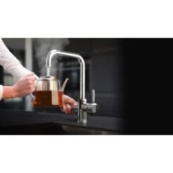 Thermoflow Kochendwasser-Armatur THERMOFLOW100E Mit Eckigem Auslauf -Geschäft Für Heimküche 4260641227532 4384 9