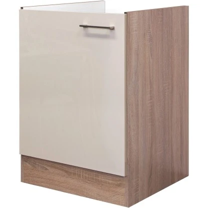 Flex-Well Exclusiv Spülenunterschrank Orlando 50 Cm Kaschmir Glanz-Sonoma Eiche 1 Flex-Well Exclusiv Spülenunterschrank Orlando 50 Cm Kaschmir Glanz-Sonoma Eiche