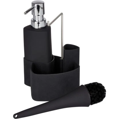 Wenko Spül-Set Empire Schwarz 19 Cm X 11 Cm X 12,5 Cm 1 Wenko Spül-Set Empire Schwarz 19 Cm X 11 Cm X 12,5 Cm