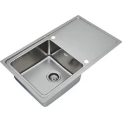 Respekta Einbauspüle Chicago 86 Cm X 50 Cm Edelstahl -Geschäft Für Heimküche 45546 4384 CHICAGO86X50 04