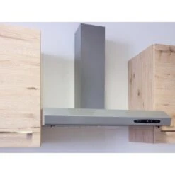 Flex-Well Küchenzeile Arizona 210 Cm Quarz Cubanit-San Remo Eiche -Geschäft Für Heimküche 495922 4644 pkm ubh silber