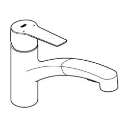 Grohe QuickFix Spültischarmatur Start Chrom Mit Ausziehbarer Dualbrause 24 Grohe QuickFix Spültischarmatur Start Chrom Mit Ausziehbarer Dualbrause -Geschäft Für Heimküche 5036777 Z02