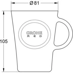 Grohe Teegläser Red 4 Stück -Geschäft Für Heimküche 5212832 4520 1451364 1