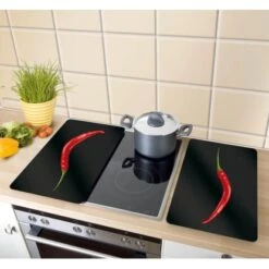Wenko Herdabdeckplatten Universal Hot Peperoni 2er-Set Mehrfarbig -Geschäft Für Heimküche 580693 1068 06
