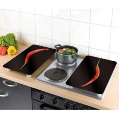 Wenko Herdabdeckplatten Universal Hot Peperoni 2er-Set Mehrfarbig -Geschäft Für Heimküche 580693 1068 3