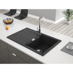 Miló Einbauspüle Granitverbundstoff Piatto 78 Graphit 5 Miló Einbauspüle Granitverbundstoff Piatto 78 Graphit -Geschäft Für Heimküche 5903140018315 30