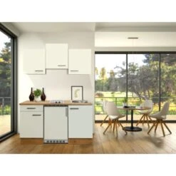 Flex-Well Exclusiv Singleküche Vintea 150 Cm Magnolia-Lancelot Oak -Geschäft Für Heimküche 621 4051 G1501001002Vintea