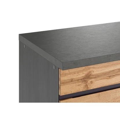 Held Möbel Küchenzeile Turin 330 Cm Wotaneiche-Graphit Mit E-Geräten 7 Held Möbel Küchenzeile Turin 330 Cm Wotaneiche-Graphit Mit E-Geräten – Bild 7