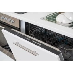 Respekta Premium Winkelküche RP290WGC 290 X 200 Cm Grau Hochglanz-Weiß -Geschäft Für Heimküche 6695 RP290WGC Kchenzeile 6