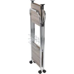 Wenko Servierwagen Liky Holzdekor Zusammenklappbar -Geschäft Für Heimküche 686865 1068 03