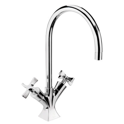 Sanitop-Wingenroth Zweigriff-Küchenarmatur Corvetto Chrom 1 Sanitop-Wingenroth Zweigriff-Küchenarmatur Corvetto Chrom