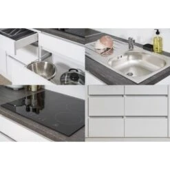 Respekta Küchenzeile Ohne E-Geräte 320 Cm Grifflos Weiß Hochglanz -Geschäft Für Heimküche 6980809 4384 5