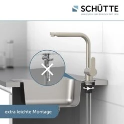 Schütte Spültischarmatur Rio Edelstahloptik -Geschäft Für Heimküche 766212 2759 004