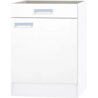 Unterschrank Ohne Arbeitsplatte 60 Cm OPTIkult Oslo214 Feinstruktur Weiß 1 Unterschrank Ohne Arbeitsplatte 60 Cm OPTIkult Oslo214 Feinstruktur Weiß