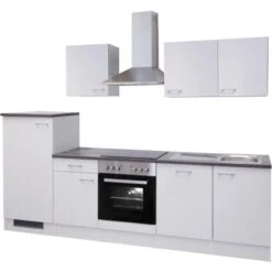 Flex-Well Küchenzeile Lucca 280 Cm Weiß -Geschäft Für Heimküche 802309016lucca freisteller